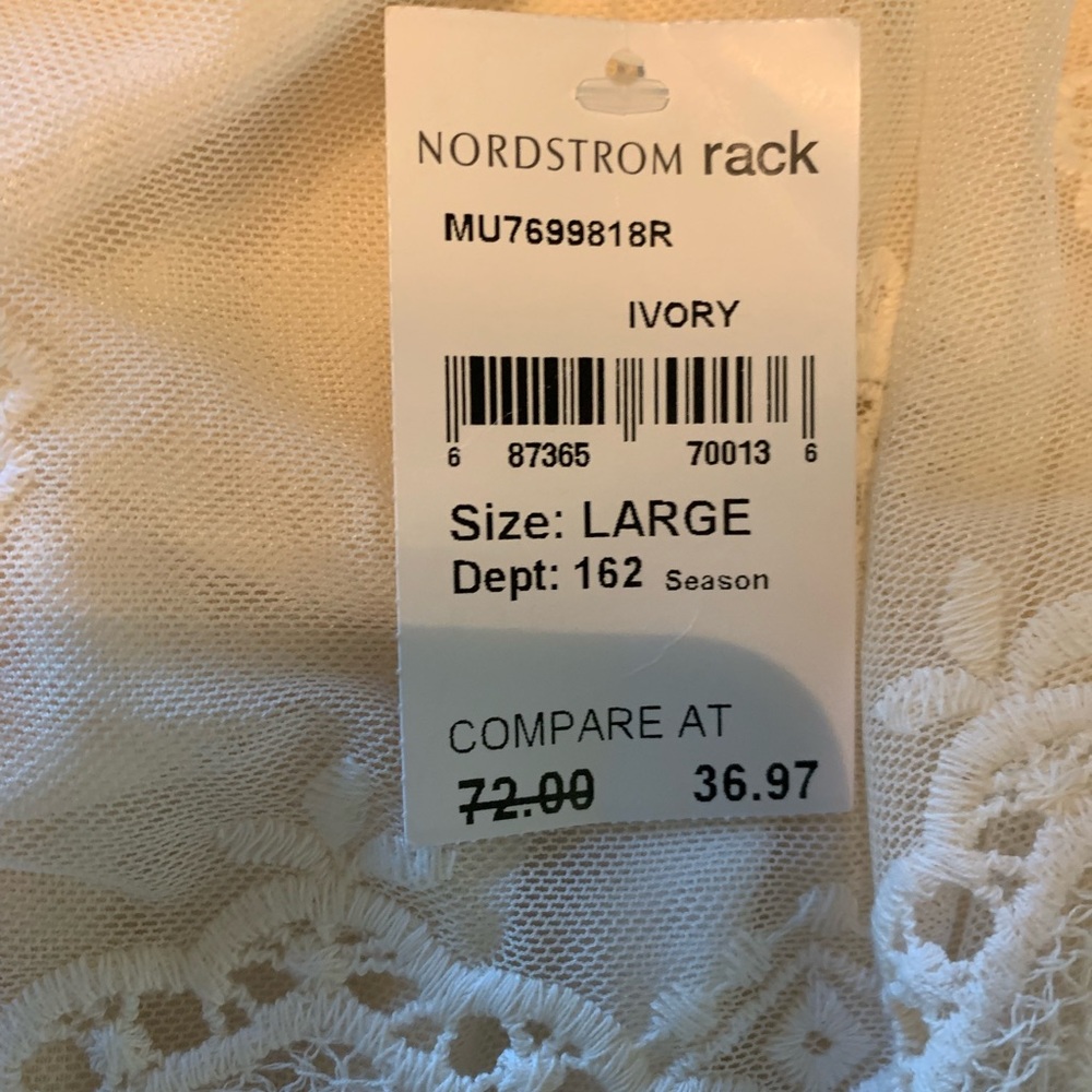 SUPER SOFT mesh and lace Strapless Maxi Dress - Picture 4 of 5
